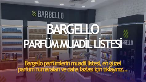 Bargello Muadil Listesi .